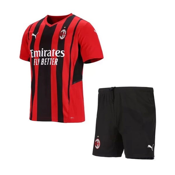 Camiseta AC Milan 1ª Kit Niño 2021 2022 Rojo